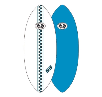 CBC SKIMBOARD 53'' FIBERGLASS EPOXY 