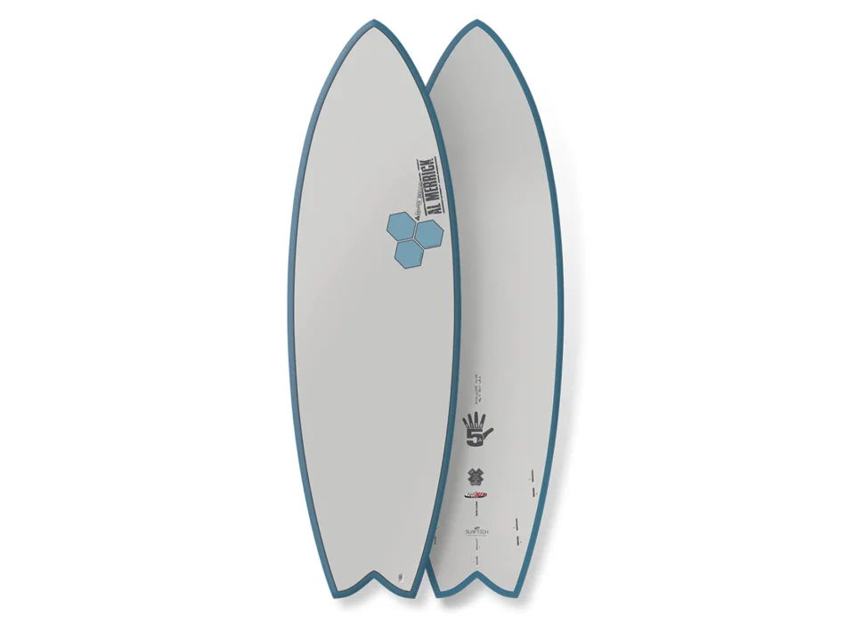 CHANNEL ISLAND 5'11" HIGH 5 TUFLITE V-TECH FCSII