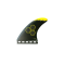 CHANNEL ISLANDS TECH 2 THRUSTER SET SINGLE TAB FUTURES LARGE YELLOW