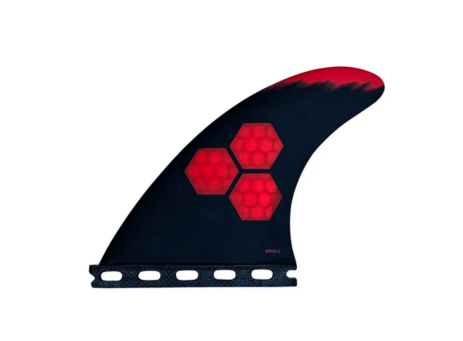 CHANNEL ISLAND SET THRUSTER TECH 1 SINGLE TAB FUTURES SMALL RED