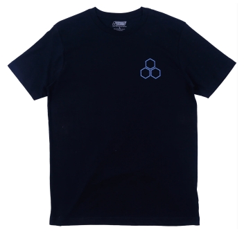 CHANNEL ISLAND SOLID FLAG T-SHIRT BLACK LAGOON