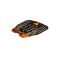 CHANNEL ISLANDS FLUX 3 PIECE FLAT TAIL PAD GREEN CAMO