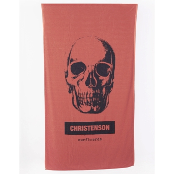 CHRISTENSON ROUND SKULL BEACH TOWEL