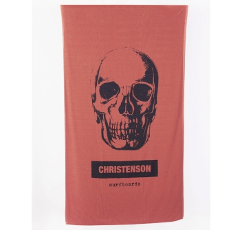 CHRISTENSON ROUND SKULL BEACH TOWEL