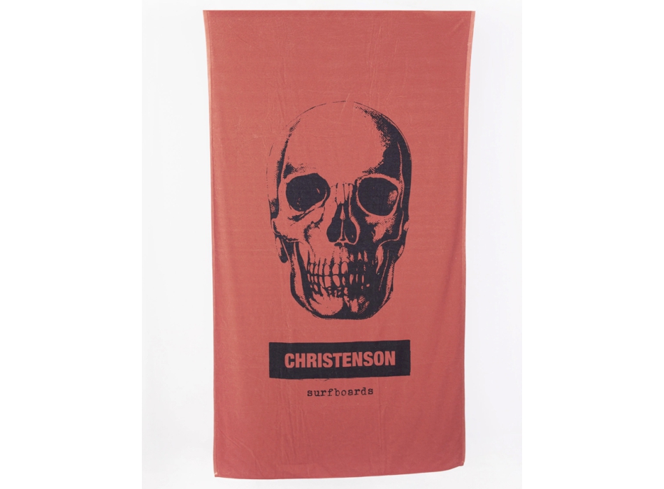 CHRISTENSON ROUND SKULL BEACH TOWEL