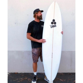 CI MID CHANNEL ISLANDS SURFBOARD MID LENGTH WHITE