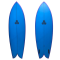 CI FEB'S FISH PU FUTURES FINS CHANNEL ISLANDS SURFBOARDS BLUE/PURPLE