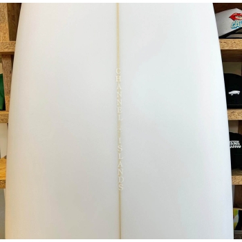 CI MID 6'8 CHANNEL ISLANDS SURFBOARD MID LENGTH WHITE