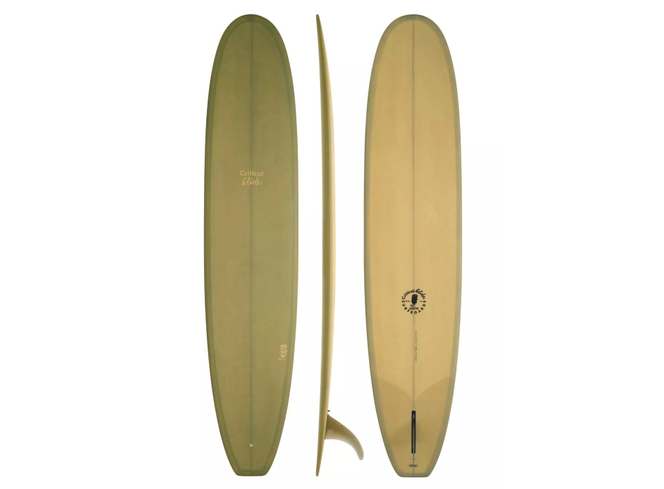 CRITICAL SLIDE 9'8" LOGGERHEAD PU SINGLE FIN KIWI
