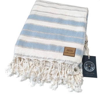 CUSTOM SHELLS BEACH TOWEL BAMBOO