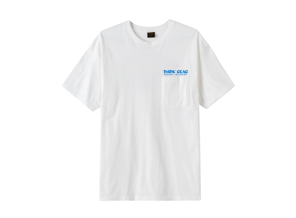 DARK SEAS JOYRIDE BASIC POCKET T-SHIRT WHITE