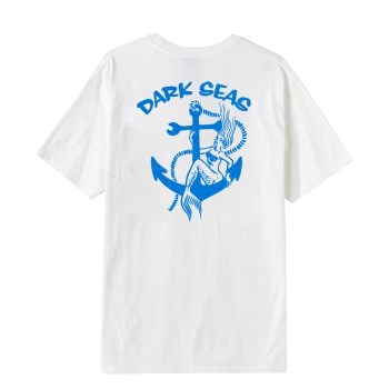 DARK SEAS JOYRIDE BASIC POCKET T-SHIRT WHITE