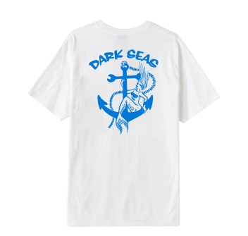 DARK SEAS JOYRIDE BASIC POCKET T-SHIRT WHITE