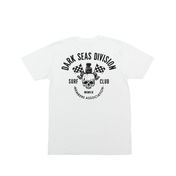 DARK SEAS STATION STOCK TEE WHITE