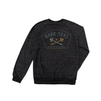 DARK SEAS TRAVERSE RALGAN CREW HEATHER BLACK