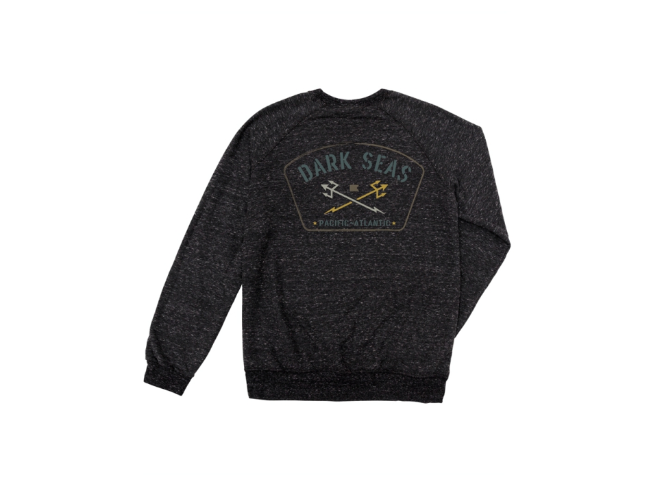 DARK SEAS TRAVERSE RALGAN CREW HEATHER BLACK