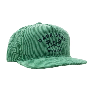 DARK SEAS TRIDENTS CORDUROY HAT GREEN