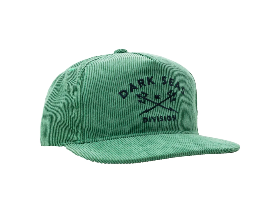 DARK SEAS TRIDENTS CORDUROY HAT GREEN