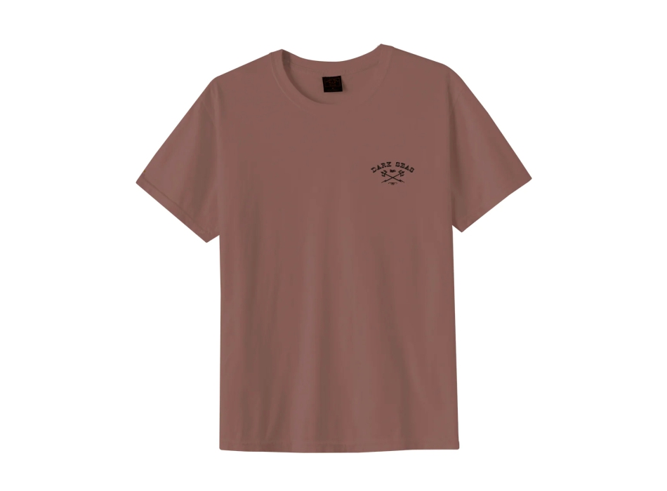 DARK SEAS WANTED PIGMENT T-SHIRT DEEP TAUPE