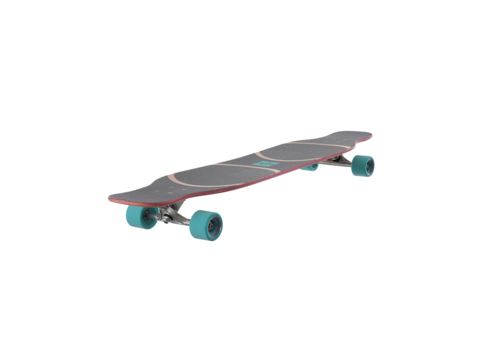 DUSTERS WANDERLUST TEAL PURPLE 47" LONGBOARD DANCE