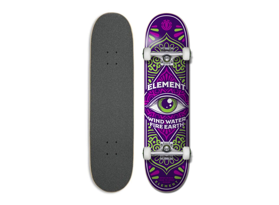 ELEMENT 8" THIRD EYE SKATEBOARD COMPLETO