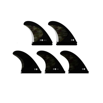 ENDORFINS PINNE KS1 5 FIN SET SINGLE TAB LARGE CAMO