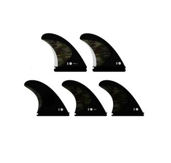 ENDORFINS PINNE KS1 5 FIN SET SINGLE TAB LARGE CAMO