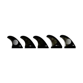ENDORFINS PINNE KS1 5 FIN SET SINGLE TAB MEDIUM CAMO