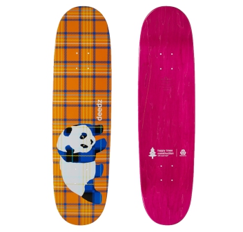 ENJOI SKATEBOARDS 8.375" DEEDZ PLAID PANDA SUPER SAP DECK