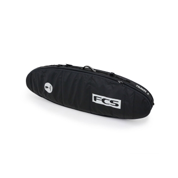 FCS TRAVEL 2 FUNBOARD 7'6'' SURFBOARD COVER BLACK/GREY