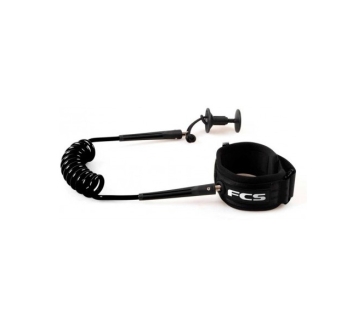FCS BODYBOARD ESSENTIAL LEASH BICEP LEASH BLACK