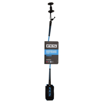 FCS BODYBOARD LEASH WRIST LEASH BLACK BLUE
