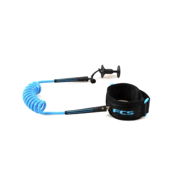 FCS BODYBOARD LEASH WRIST LEASH BLACK BLUE