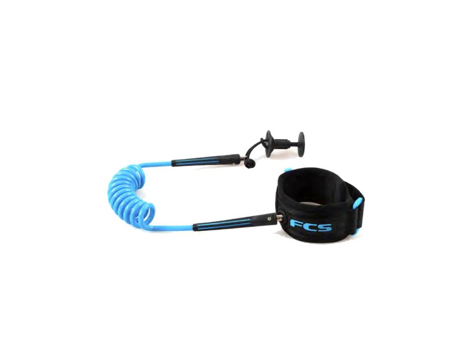 FCS BODYBOARD LEASH WRIST LEASH BLACK BLUE