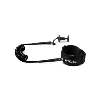 FCS BODYBOARD LEASH WRIST LEASH BLACK