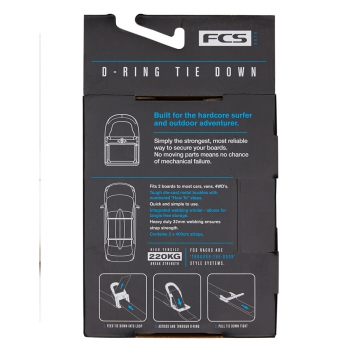 FCS D-RING TIE DOWNS