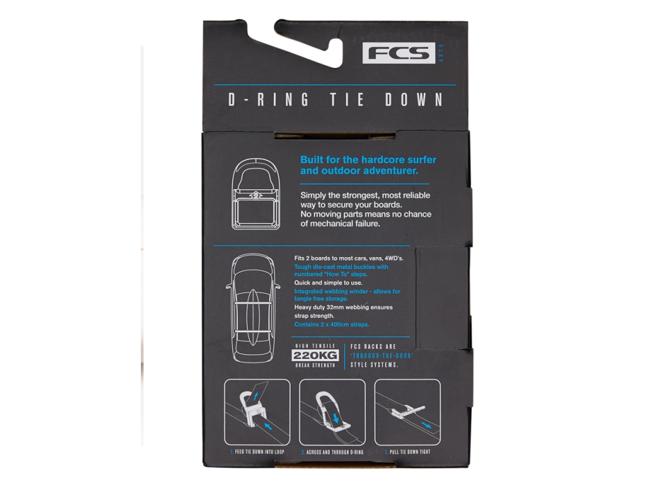 FCS D-RING TIE DOWNS