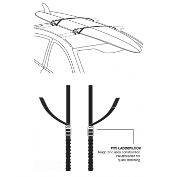 FCS PREMIUM BUNGY TIE DOWNS