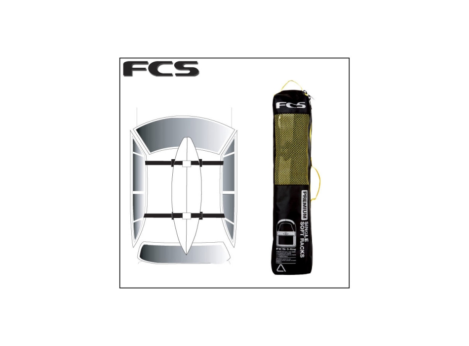 FCS D-Ring Single Soft Racks - FCS - FCS US