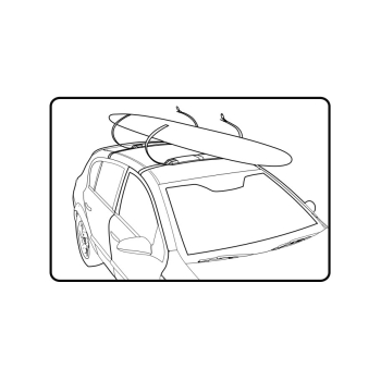 FCS D-RING SOFT RACKS SINGLE