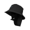 FCS ESSENTIAL SURF BUCKET HAT BLACK/TEAL 
