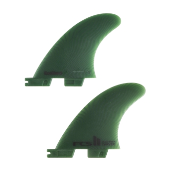 FCS II CARVER NEO GLASS ECO BLEND TRI-QUAD FIN SET SAGE