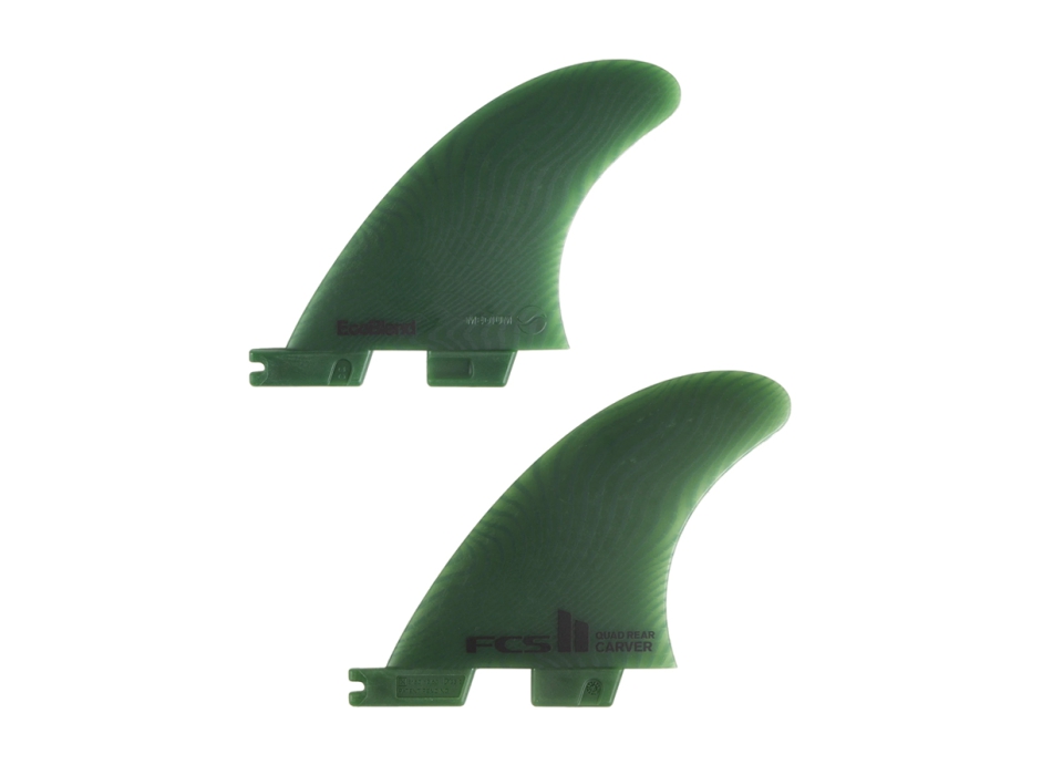 FCS II CARVER NEO GLASS ECO BLEND TRI-QUAD FIN SET SAGE