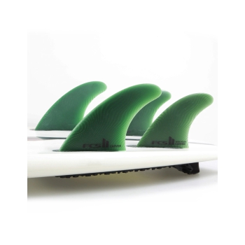 FCS II CARVER NEO GLASS ECO BLEND TRI-QUAD FIN SET SAGE