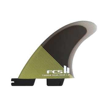 FCS II CARVER PC QUAD REAR FINS MEDIUM EUCALYPTUS