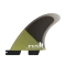 FCS II CARVER PC QUAD REAR FINS MEDIUM EUCALYPTUS