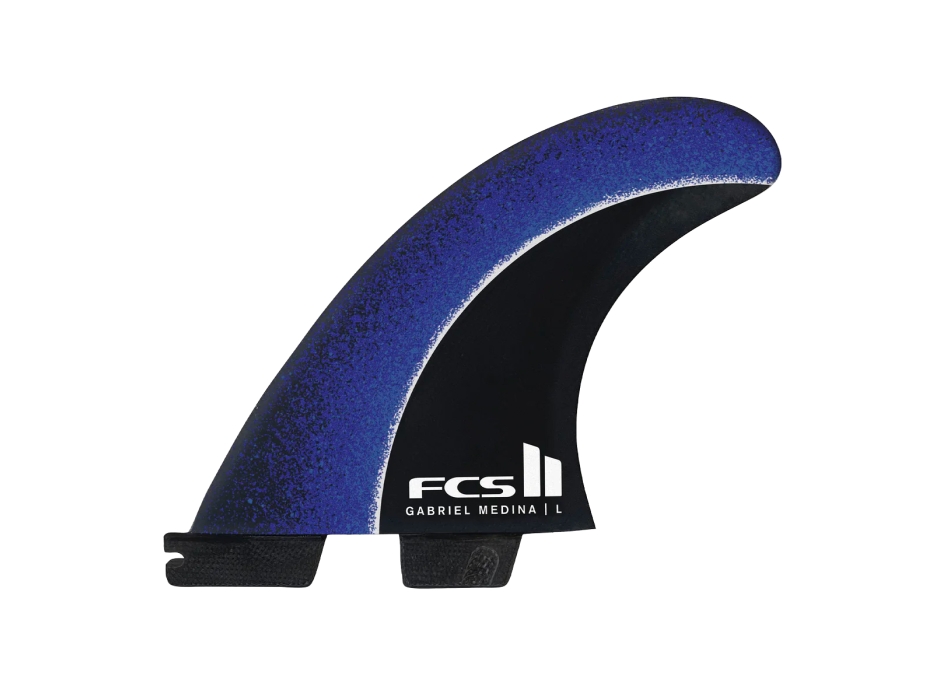 FCS II GABIELE MEDINA PC CARBON TRI FIN SET BLUE