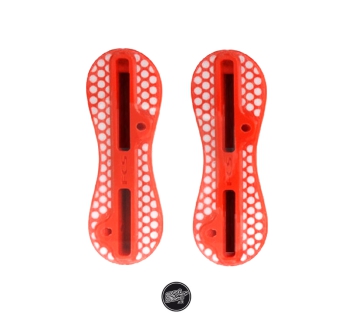 FCS II PRODUCTION KIT PLUG SET SIDE FINS 5° ORANGE