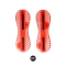 FCS II PRODUCTION KIT PLUG SET SIDE FINS 9° RED
