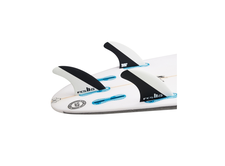 FCS II MICK FANNING PC CARBON TRI FIN SET